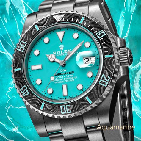 rolex aquamarine